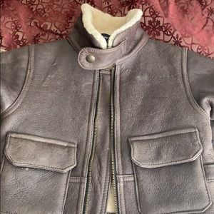 Ralph Lauren shearling leather